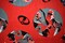 Gray-Multi Poly Disney Incredibles Print Double Sided Fleece Knit Fabric By the Yard
